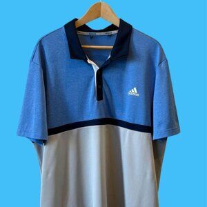 Men’s Adidas‎ Polyester Golf Polo Shirt-Size 2XL